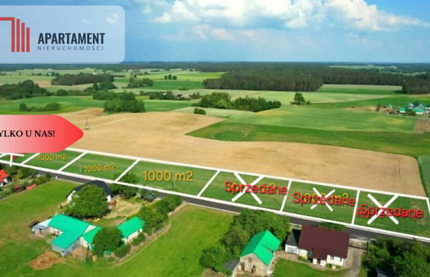 Tylko u Nas! Działka budowlana  Borach Tucholskich