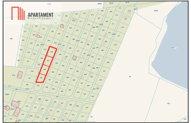 Działki przy jeziorze! WIERZCHUCINEK