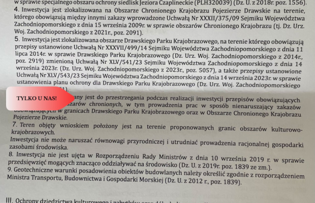 Działka z widokiem na jezioro