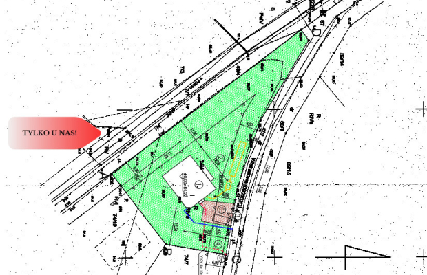 *Działka  z projektem domu ok. Szubina