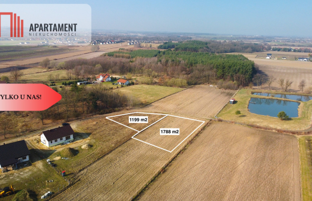 Działki k. Trzebnicy. Kobylice ul. Radosna