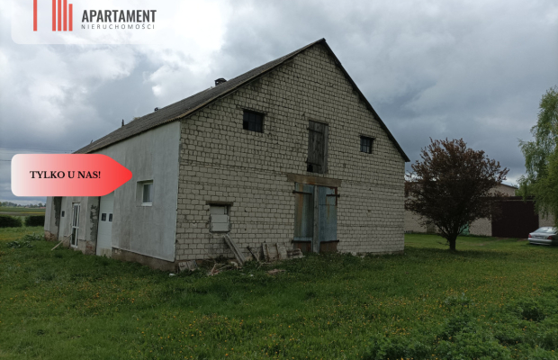 Budynek z potencjałem na dużej działce