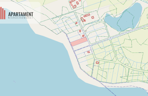 Działka rekreacyjna nad jeziorem