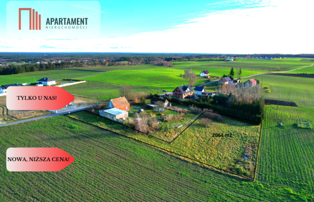 Do końca kwietnia nowa cena!Działka budowlana!!