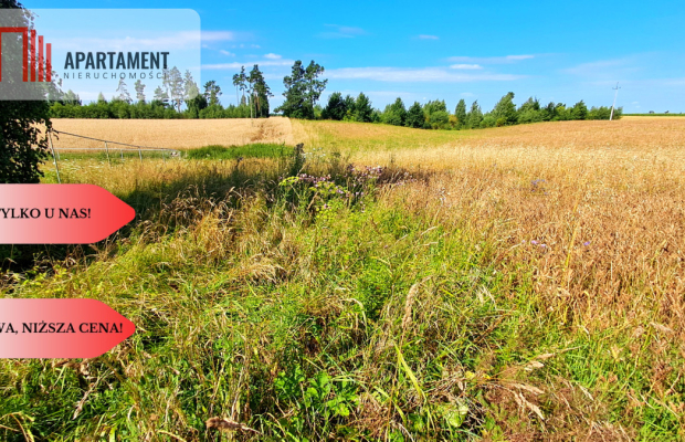 Do końca kwietnia nowa cena!Działka budowlana!!