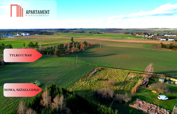 Do końca kwietnia nowa cena!Działka budowlana!!