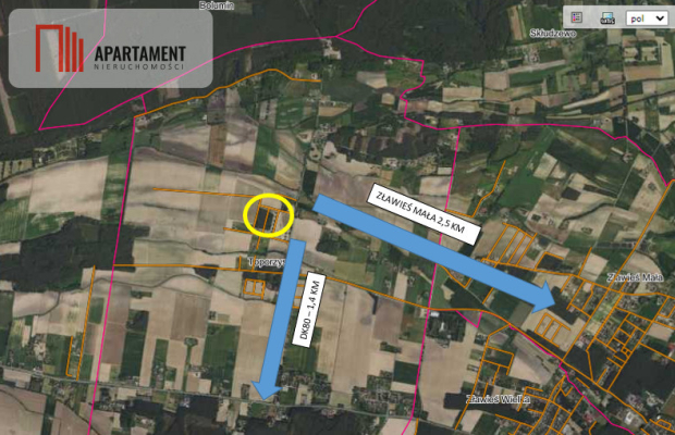 Działka usługowa/możliwość zakupu mniejszej