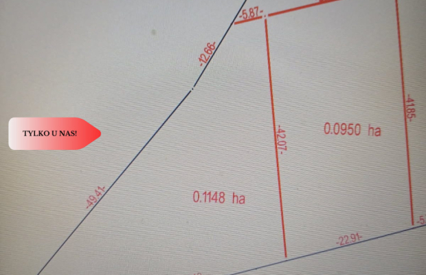 TYLKO U NAS! PIĘKNE DZIAŁKI NA TWÓJ DOM