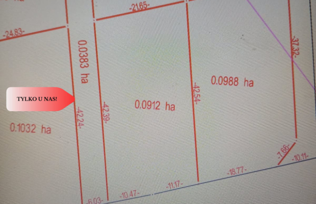 TYLKO U NAS! PIĘKNE DZIAŁKI NA TWÓJ DOM