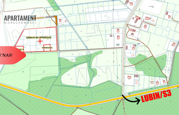 Szlakiem Napoleona! Działki Budowlane Brunów!MEDIA