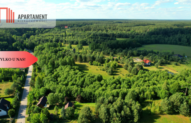Tylko u Nas! Działka przy Wdzie w Borach Tucholski