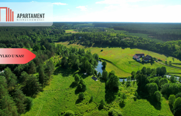 Tylko u Nas! Działka przy Wdzie w Borach Tucholski