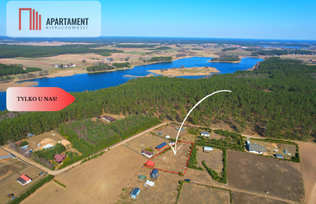 Działka rekreacyjna z domkiem letniskowym.