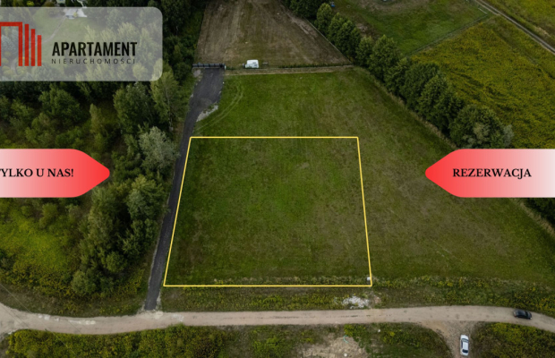 Atrakcyjna działka budowlana/rezerwacja