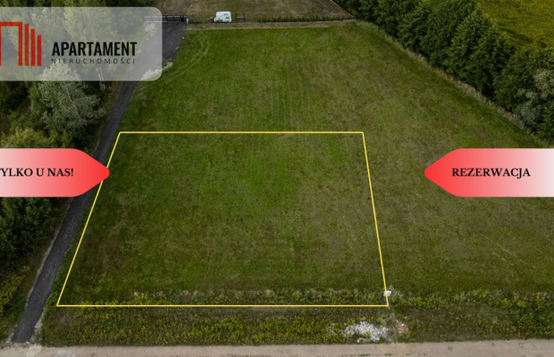 Atrakcyjna działka budowlana/rezerwacja