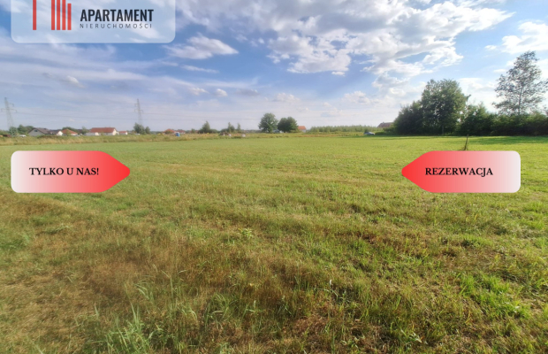 Atrakcyjna działka budowlana/rezerwacja