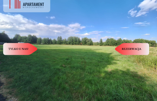Atrakcyjna działka budowlana/rezerwacja