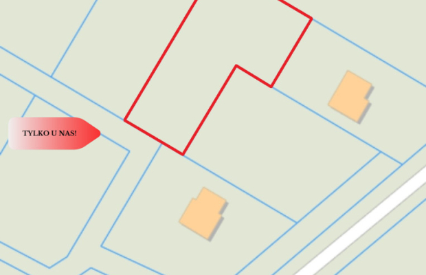 TYLKO U NAS! Działka blisko jeziora Zakrzewskiego!