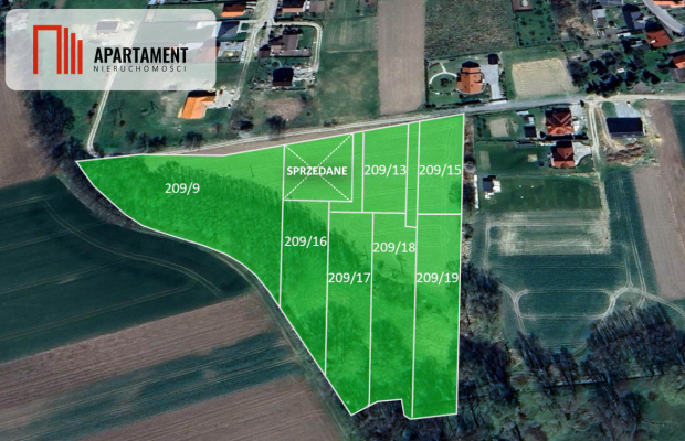 Działki budowlane Biały Kościół, gm. Strzelin