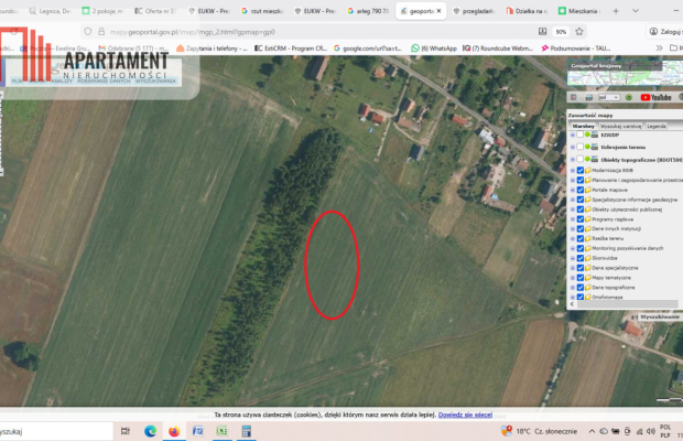 Działki budowlane w Chocianowcu, MPZP