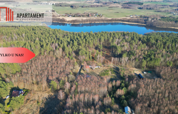 dwie działki po 1522m2 NAD JEZIOREM