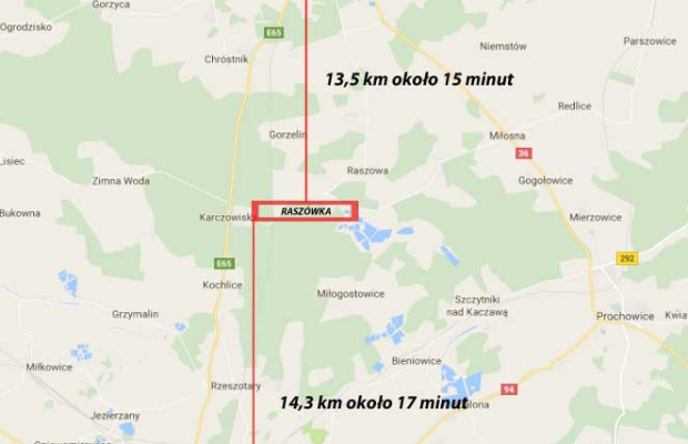 Działka inwestycyjna/ Raszówka