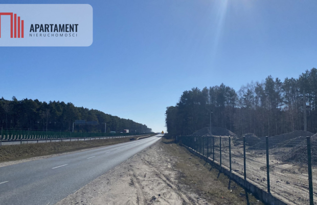 Działka inwestycyjna przy DK10