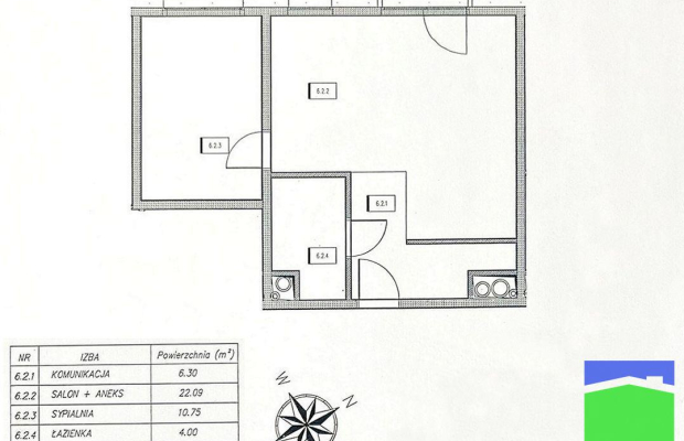 Widzew-Wschód - 2 pok. z balkonem 43,13 m2 mc park