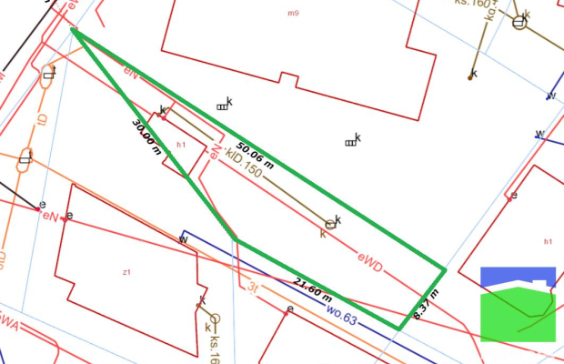 Widzew - działka usługowa o pow. 300 m2