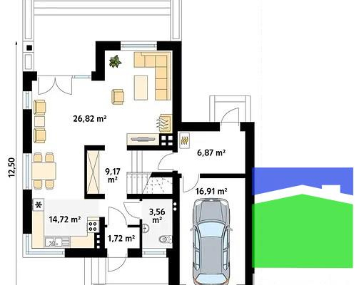 Widzew - działka budowlana z PnB o pow. 1100 m2