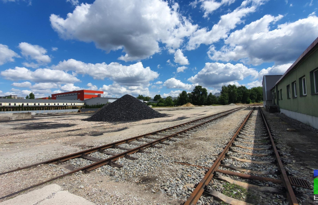 Teren 3,93 ha z bocznicą kolejową woj. łódzkie