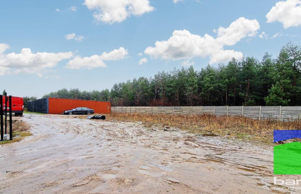 Widzew - działka do wynajęcia 1100 m2 kontenery