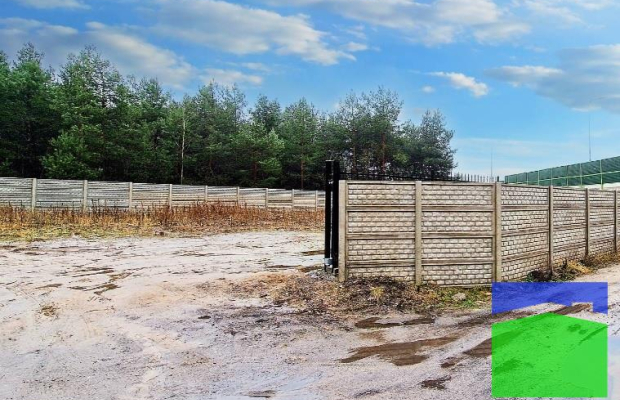 Widzew - działka do wynajęcia 1100 m2 kontenery