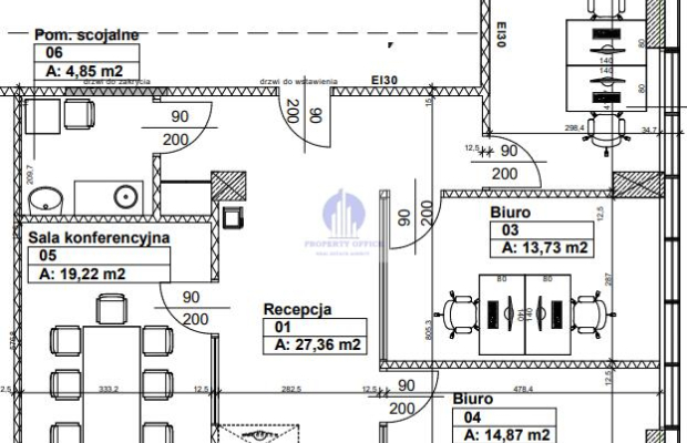 Ochota: moduł biurowy 100 m2 do wynajęcia