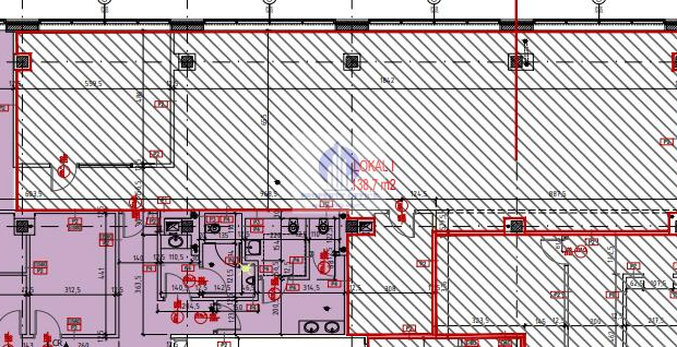 Warszawa Mokotów: lokal biurowy 184,60 m2 do wynajęcia