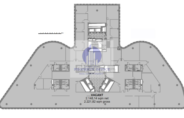 Mokotów: lokal biurowy 2222m2 do wynajęcia