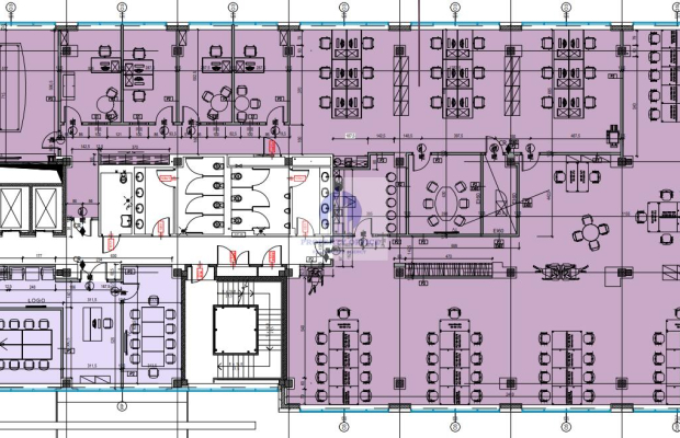 Warszawa Mokotów: lokal biurowy 696,20m2 do wynajęcia