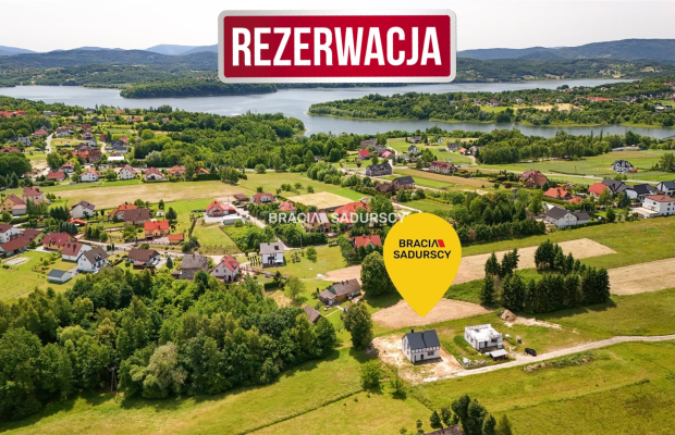 Dom z widokiem na Jezioro Dobczyckie.
