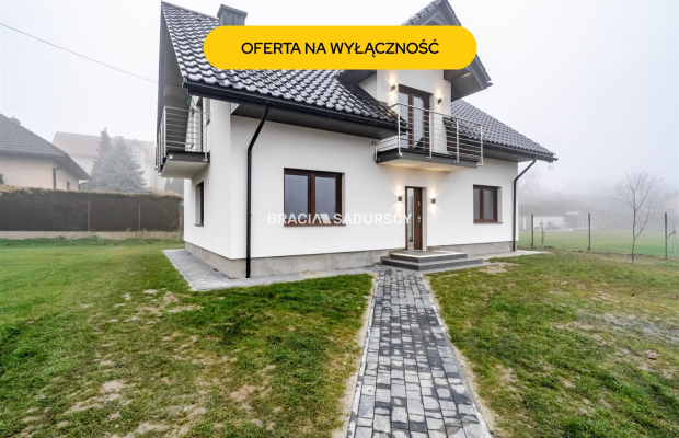 Nowy dom 6pokoi 160m2 działka 7arów Wieliczka