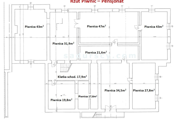 Do wydzierżawienia   Dom Spokojnej Starości w stanie surowym częściowo zamkniętym, na obrzeżach Konstancina - Jeziornej pod War