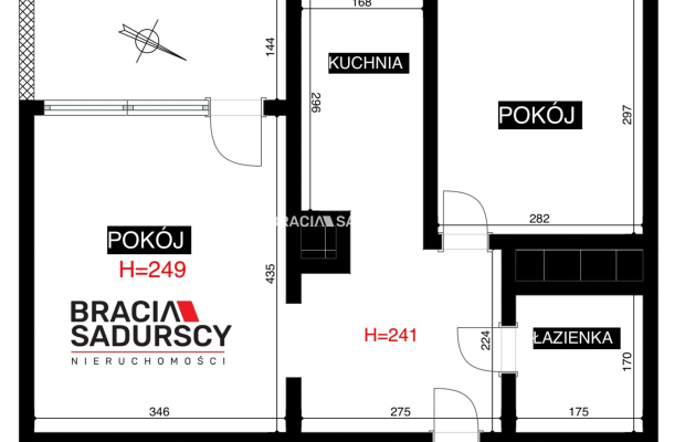 Jasne,2-pok mieszkanie na Białoruskiej/balkon/piwn