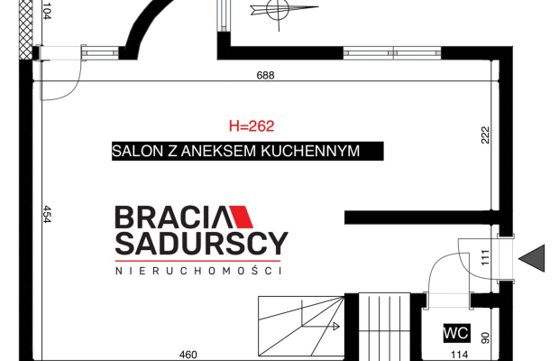 Eleganckie 2-poziomowe na Woli Justowskiej, garaż