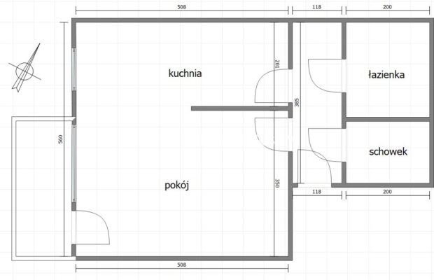 Mieszkanie 41m2  Białoprądnicka