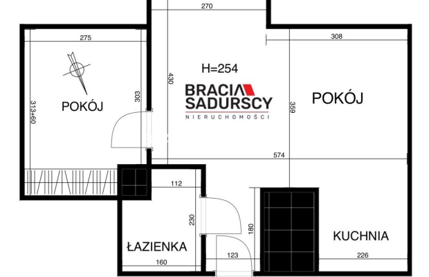 Bronowice, ul. Lea, 2 pok.,  duży garaż 