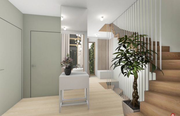 Apartament z antresolą