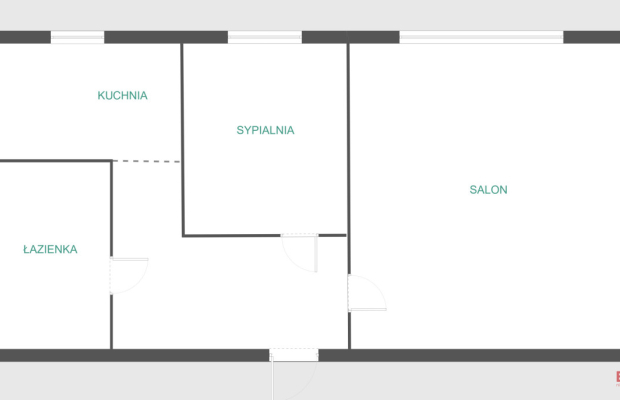 50 m² po remoncie | 2 pokoje | Nowe Miasto