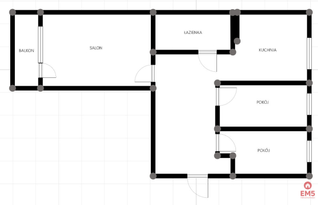 Centrum | 3 pokoje | oddzielna kuchnia