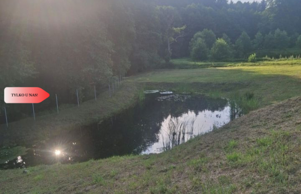 Dom w budowie nad rzeką dz. 2924 m²  Natura 2000