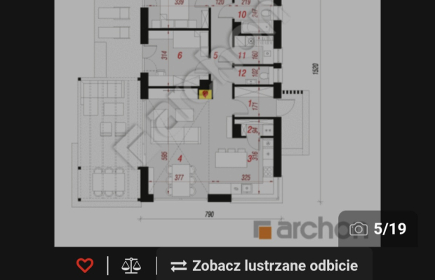 Nowoczesny dom typu stodoła - stan deweloperski
