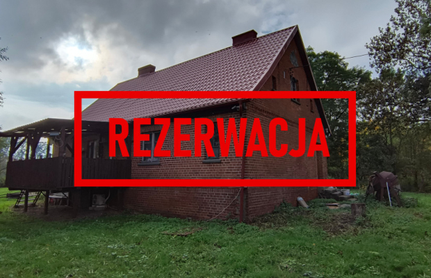 REZERWACJA Dom na wsi z dużą działką – Mątowy Małe